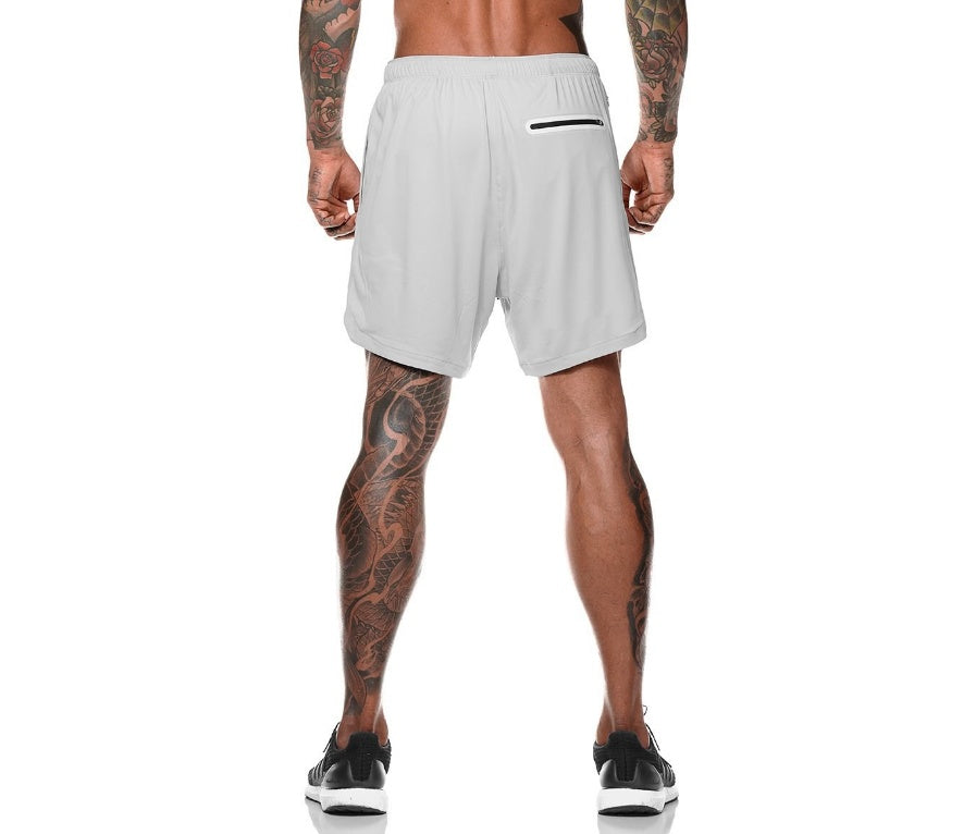 Pocket Compression Summer Men Gym Shorts