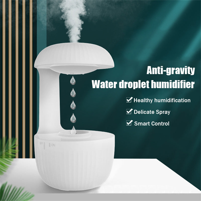 Anti-gravity Air Humidifier Mute Counter current Humidifier Levitating Water Drops Cool Mist Maker Fogger Relieve Fatigue