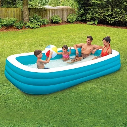 Blow UP Pool Outdoor Pool Plastic Kiddie Pool Garden Big Pools