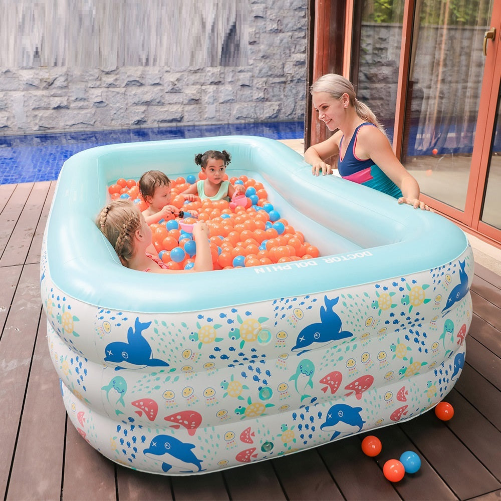 Children's Inflatable Pool Baby Swimming Paddling Pool