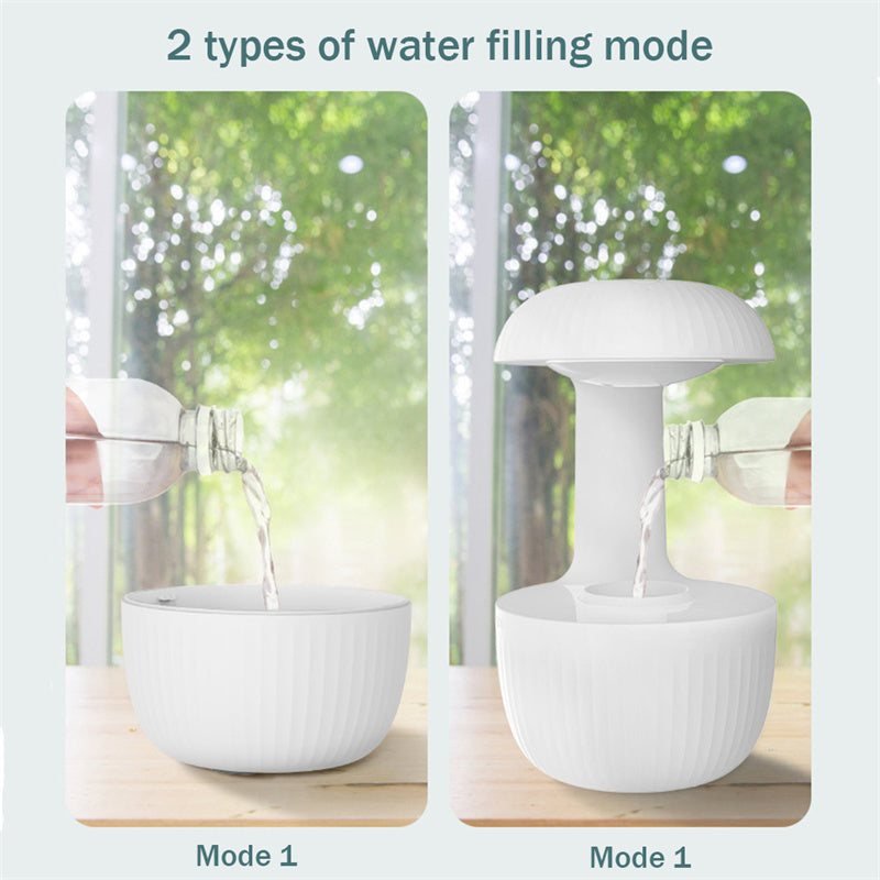 Anti-gravity Air Humidifier Mute Counter current Humidifier Levitating Water Drops Cool Mist Maker Fogger Relieve Fatigue