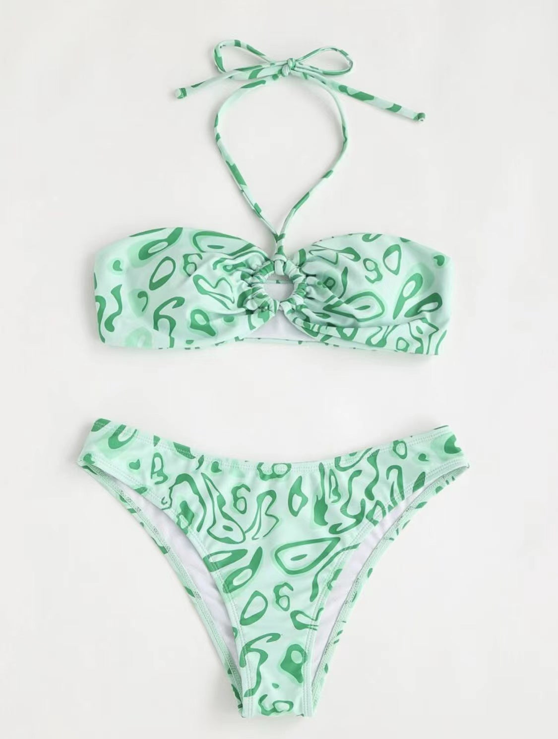 Bandeau Bikini Split Summer Swimsuit