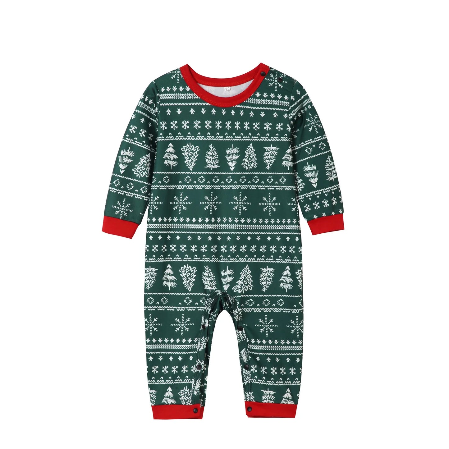 2024 Christmas Family Matching Pajamas Mother Daughter Father Son Family Look Outfit Baby Girl Rompers Sleepwear Pyjamas