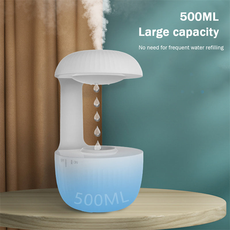 Anti-gravity Air Humidifier Mute Counter current Humidifier Levitating Water Drops Cool Mist Maker Fogger Relieve Fatigue