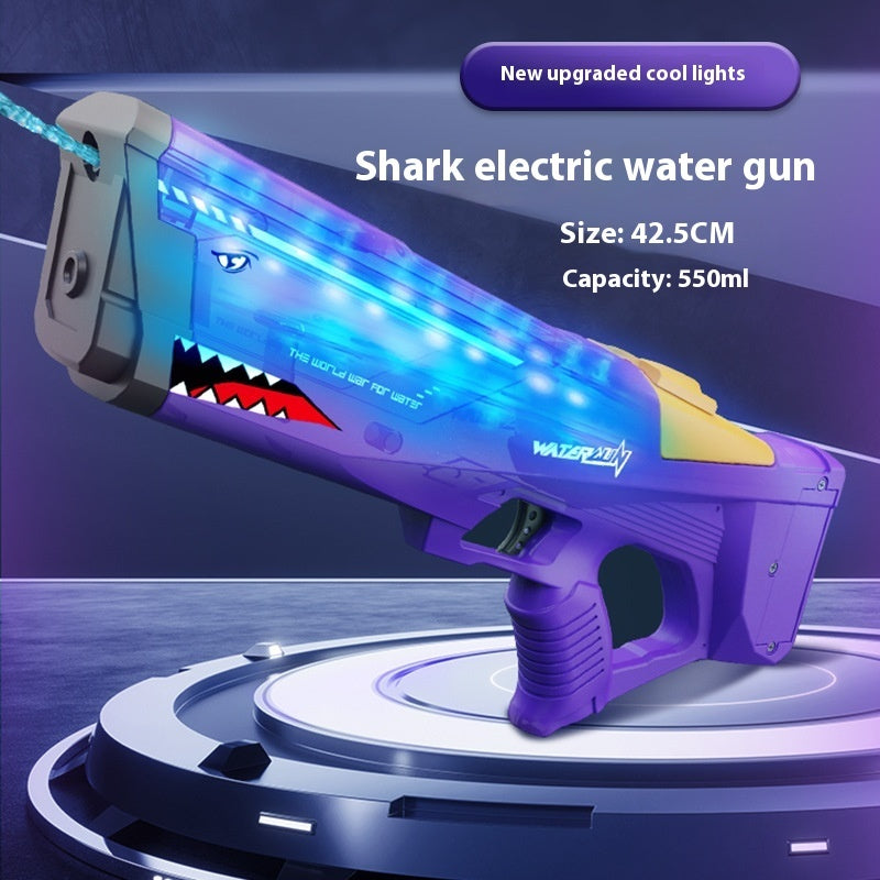 Electric Water Gun Automatic Continuous Laser Large Capacity Water Toy