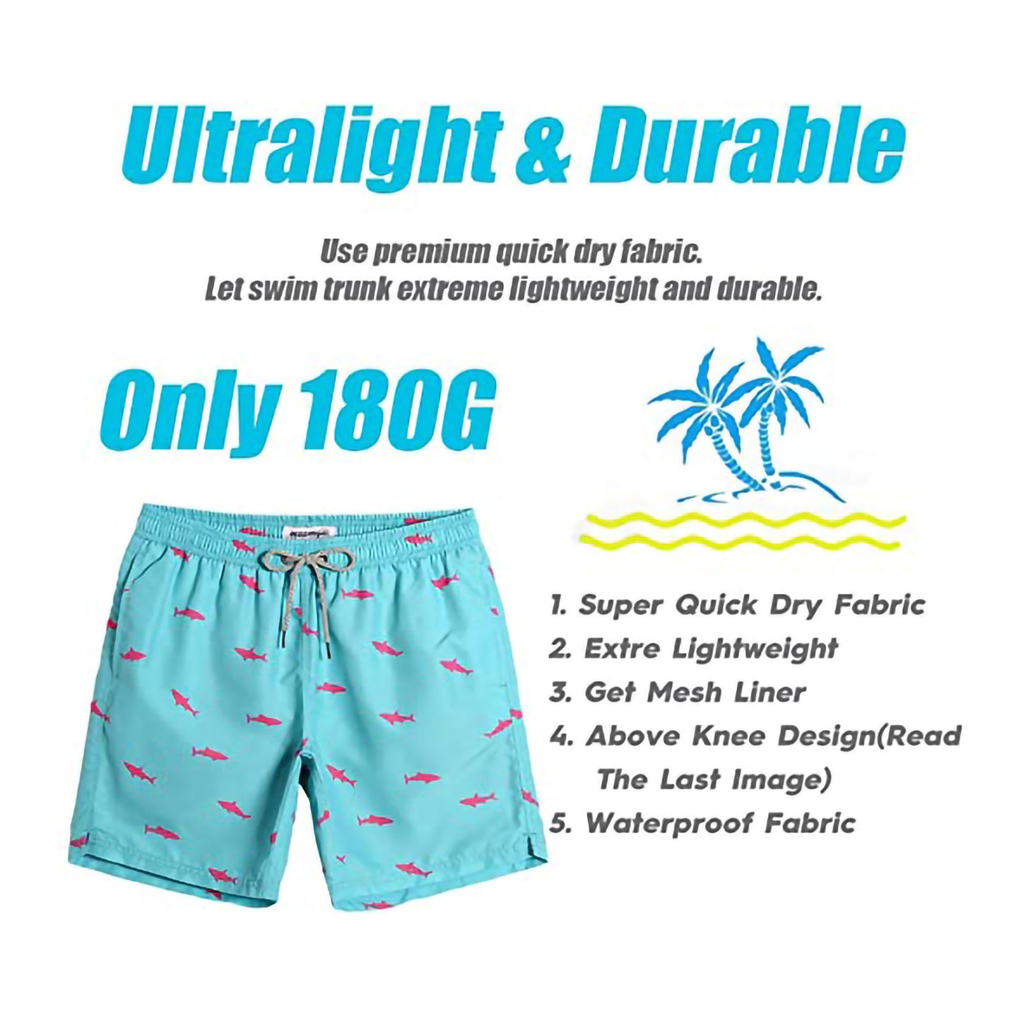 Casual Swimwear Beach Shorts Men Gym Wears