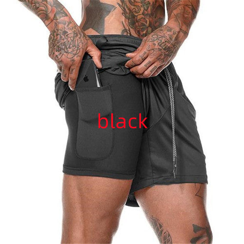 Pocket Compression Summer Men Gym Shorts